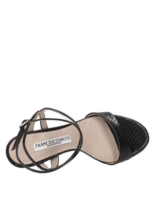 Sandali in pelle FRANCESCO SACCO | 7009 PIT.NERO